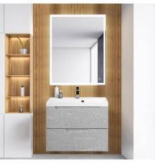 Мебель для ванной комнаты BelBagno Vittoria 80 подвесная, toros bianco, белая глянцевая раковина