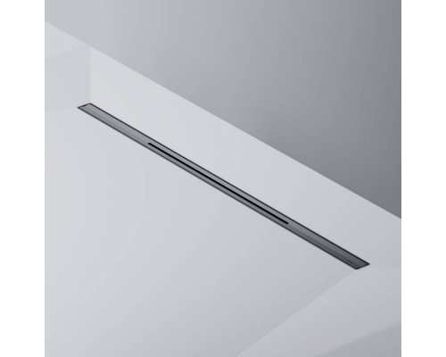 W01SC-S11-080-05BM Трап для душа линейный, универсальный затвор Slim line, 80 см W01SC-S11-080-05BM Трап для душа линейный, универсальный затвор Slim line, 80 см