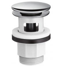 HG 50 105 000 Донный клапан Push-Open 1¼ для раковин с переливом и биде 50105000