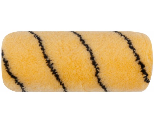 Ролик полиакриловый, бежевый с черной полоской, диам. 40/61 мм; ворс 10,4 мм, 150 мм