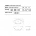 Dea Design Elegant Ванна 180x90x62см., отдельностоящая, Glasstek, прозрачная смола, цвет: Smoky Black R4. DD8643 1800 R4