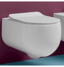 Kerasan Flo Унитаз подвесной 54х37см, безободковый, цвет: белый матовый. 311130