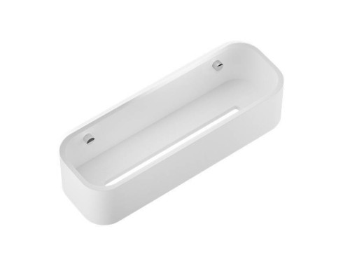 Decor Walther Stone DCT30 Душевая полочка 30x10см, подвесная, цвет: белый / хром. 0973854 Decor Walther Stone DCT30 Душевая полочка 30x10см, подвесная, цвет: белый / хром. 0973854
