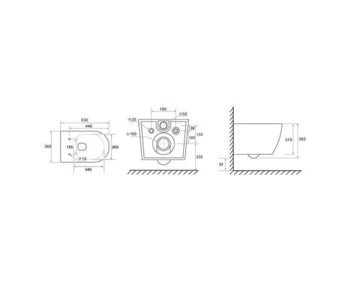 TECEspring R Комплект: Унитаз подвесной, со смывом Tornado flush, сиденье Slim с микролифт и быстрым снятием, цвет: белый глянец