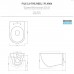 Artceram File 2.0 Унитаз подвесной 37х52см, безободковый, турбо смыв the.reel, saniglaze, цвет: белый глянцевый. FLV006 01 00