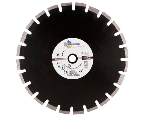 Диск алмазный Trio-Diamond 400*25,4 по асфальту Серебряная пайка GA774 Диск алмазный Trio-Diamond 400*25,4 по асфальту Серебряная пайка GA774