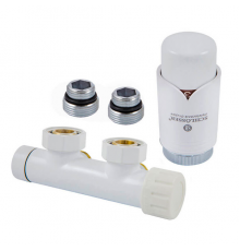 Узел подключения Schlosser DUO-PLEX 3/4 x М22x1,5 угловой, левый, Белый 602100003