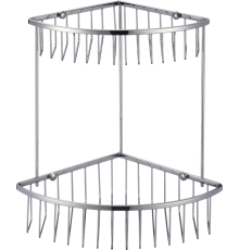 Полка Savol S-002514-2 хром, для душа, угловая