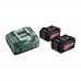 Набор аккумуляторов Metabo Basic-Set 5.2 (2 акк 5,2Ач 18Вч+З/У ASC 145) (685051000)