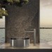 Newform X-STEEL 316 Смеситель для раковины на 1 отв., высокий, без донного клапана, излив 19см., цвет: INOX. 69615X.50.050