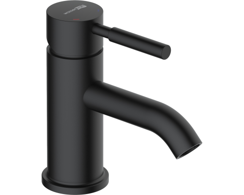Смеситель для раковины Wasserkraft Gollach 3305 черный soft-touch