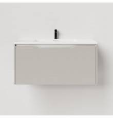 Salini Smile Тумба подвесная 80х50х48.5см., с раковиной, цвет: Grey. S800GON203
