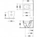 Duravit Bento Starck Box Унитаз напольный с сиденьем, цвет: белый глянцевый. D4600100