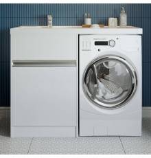 Тумба с раковиной AQUATON Лондри 60 L под стиральную машину