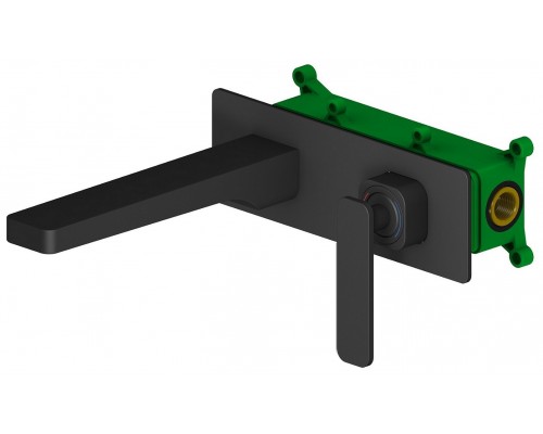Timo 4371/03SM Torne Смеситель для раковины 223 мм, настен., Комплеткт, черный 4371/03SM