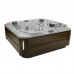 Jacuzzi J375 Минибассейн 231x231x95см, отдельностоящий, Bluewave Stereo System, панель Modern hardwood, цвет акрила: Platinum. ZM12ZD0EW4T