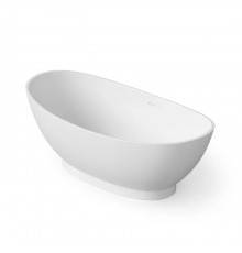 Dea Design Elegant Ванна 155x78x58см., отдельностоящая, Solid Surface, цвет: White №18. DD8620 1550 18