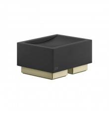 Gessi Inverso Accessories Мыльница настольная, цвет: черный/Brass Brushed PVD. 20826#727