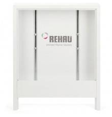 Шкаф коллекторный приставной, Rehau, AP 130/1205, сталь, белый, ширина 1205 мм, высота 730 мм, глубина 130 мм