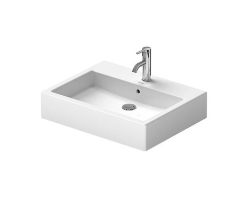 Duravit Vero Раковина 59.5x46.5см., 1 отв., с переливом, цвет: белый. 0452600000