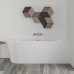 KNIEF Wall XS Corner L Ванна в правый угол 165x75x58xсм, с щелевым переливом, без сл-пер, цвет: белый. 0100-091-06,  0100-255-L