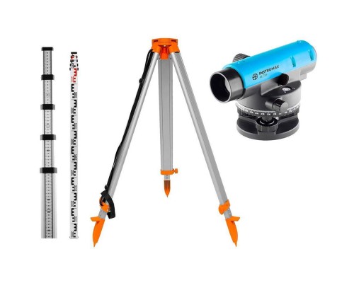 Нивелир оптический INSTRUMAX AL-124 + Рейка INSTRUMAX TS-500 + Штатив геодезический INSTRUMAX (Online product) Нивелир оптический INSTRUMAX AL-124 + Рейка INSTRUMAX TS-500 + Штатив геодезический INSTRUMAX (Online product)