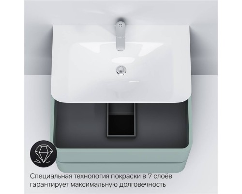 M30FHX0802GG База под раковину подвесная 80 см, мятный M30FHX0802GG База под раковину подвесная 80 см, мятный