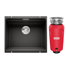 Комплект Мойка Blanco Etagon 500-U 525887 черная + Измельчитель Franke