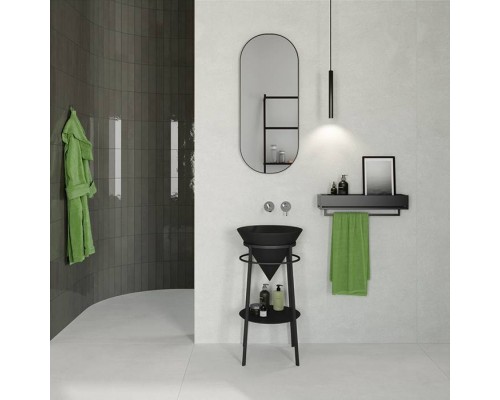 Kerama Marazzi CONO Металлическая структура напольная 44x77см, цвет: черный матовый. CO.44\BLK.M