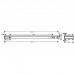Hansgrohe Rainfinity Полка 500х80мм, подвесной, метал/стекло, цвет: белый матовый. 26844700