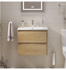 Тумба с раковиной BelBagno Kraft 39 60 rovere nebrasca nature, раковина BB-8099-3-60