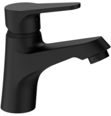 Смеситель для раковины Wonzon   Woghand WW-A40212-MB черный матовый
