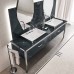 VITAGE milldue edition HILTON 06 Комплект мебели 226х56х77см напольный, 2 раковины, 2 зеркала, с подсветкой, цвет: onice smoke/полированная сталь. 9264.STEEL.3 (С МЕБЕЛЬЮ), 5819, H123.95.98, 5815.2392.95.98*2.LED, 5818.225.95*2