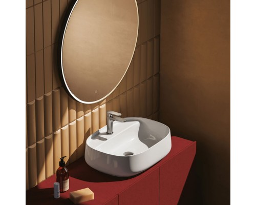 Artceram Whisky 60 Раковина накладная 60х45см., с 1 отв., покрытие saniglaze, цвет: белый. WHL002 01 34