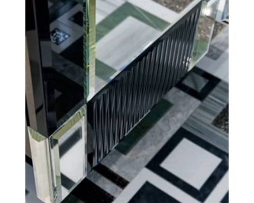 Oasis Rialto Комплект мебели напольный, №2, L98xP51x H:200см, цвет: black glass/хром. Oasis Rialto Комплект мебели напольный, №2, L98xP51x H:200см, цвет: black glass/хром.