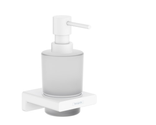 HG 41 745 700 AddStoris Диспенсер для жидкого мыла, 200 мл, металл/матовое стекло 41745700