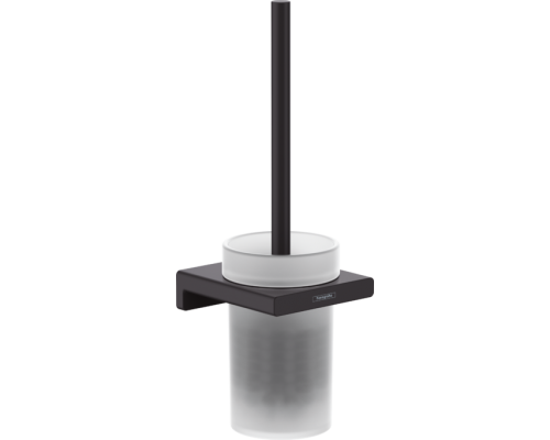 HG 41 752 670 AddStoris Набор для WC (Туалетный ершик настенный), металл/матовое стекло 41752670