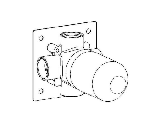 Carimali Встраиваемая часть дивертора на 2 потока воды. W21801CR