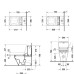 Duravit DuraStyle SensoWash Унитаз-моноблок 51.9х37.6см., SensoWash, с отдельным бачком, цвет: белый. 2156590000,  0935000005
