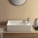 Globo T-Edge Раковина-чаша 55х35 см, без отв., на столешницу, цвет: белый. TE055BI*0