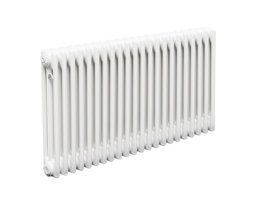 Трубчатый радиатор ТЕПЛОФОРТ ТР3057, 22 секции, боковое подключение 3/4”, белый глянец 200055