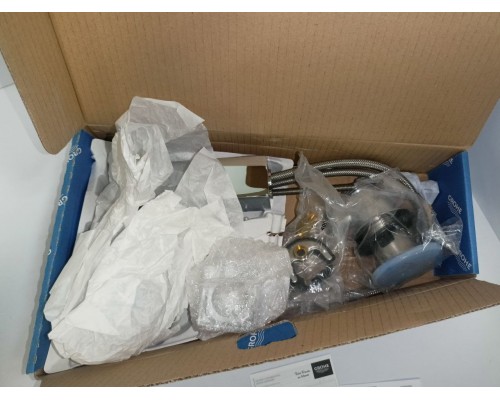 SaleGrohe23445000Gr Eurocube Смеситель для раковины 109 мм, со сливным гарнитуром, EcoJoy Sale23445000Gr_1081