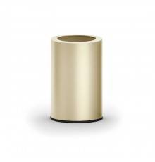 Decor Walther Rooms Ведро для мусора со вставкой из нерж стали 32х20х20 см, цвет Gold matt. 0615082