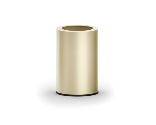 Decor Walther Rooms Ведро для мусора со вставкой из нерж стали 32х20х20 см, цвет Gold matt. 0615082 Decor Walther Rooms Ведро для мусора со вставкой из нерж стали 32х20х20 см, цвет Gold matt. 0615082