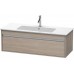 Duravit Ketho Тумба подвесная, 120x47.5х41 , с раковиной и 1 ящиком, цвет: сосна серебристая. 2336120000,  KT642103131