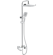 Душевая стойка Rose R1896 с термостатом, хром