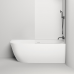Salini Sofia Corner Right Ванна угловая 170х85х59см., Dx, с дон кл UpDown, сифон, слив-пер, материал: S-Sense , цвет: белый матовый. 102524M