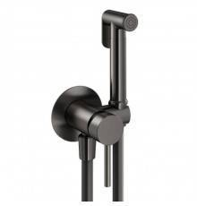 Plumberia Selection IXO Гигиенический душ, со смесителем, держатель, шланг PVC 125см., цвет: оружейная сталь. XO2000GM