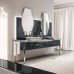 VITAGE milldue edition HILTON 06 Комплект мебели 226х56х77см напольный, 2 раковины, 2 зеркала, с подсветкой, цвет: onice smoke/полированная сталь. 9264.STEEL.3 (С МЕБЕЛЬЮ), 5819, H123.95.98, 5815.2392.95.98*2.LED, 5818.225.95*2