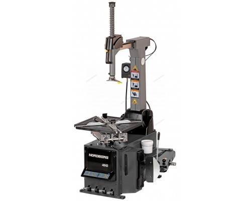 Станок шиномонтажный 380V автомат, 2х скор, стол с накладками, серый NORDBERG 4642(G)